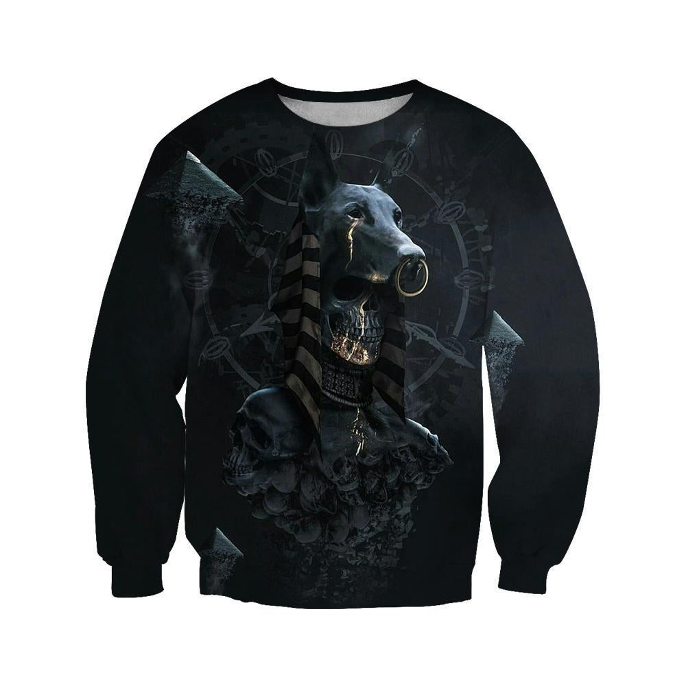 3D All Over Print Anubis and Bastet Legendary Lovers Hoodie - Amaze Style™-Apparel