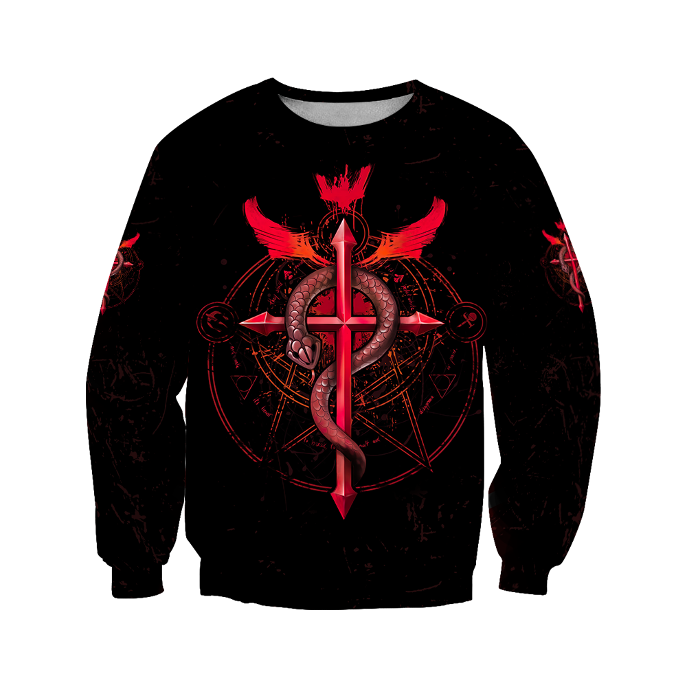 Studen of Alchemy 3D All Over Printed Shirts Hoodie JJ130104-Apparel-MP-Sweatshirts-S-Vibe Cosy™