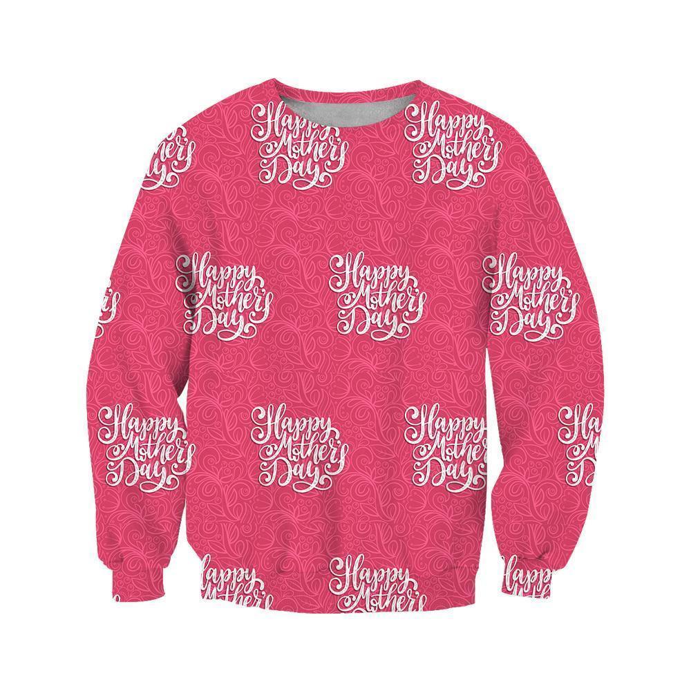 3D All Over Pink Happy Mother's Day Hoodie - Amaze Style™-Apparel