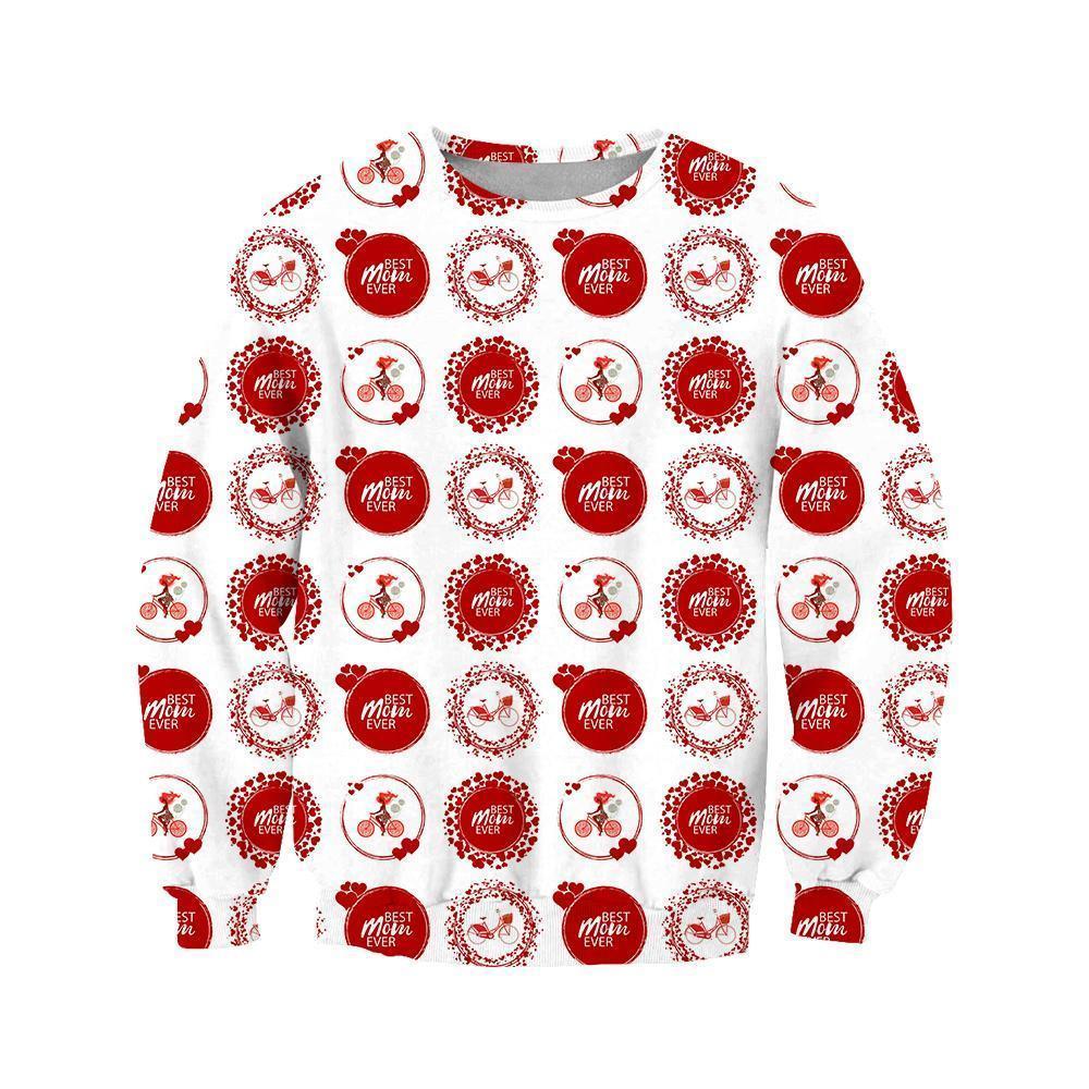 3D All Over Best Mom Ever Hoodie - Amaze Style™-Apparel