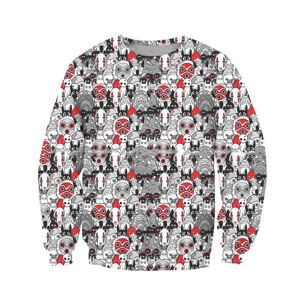 3D All Over Print Anime Spirited Away Hoodie - Amaze Style™-Apparel