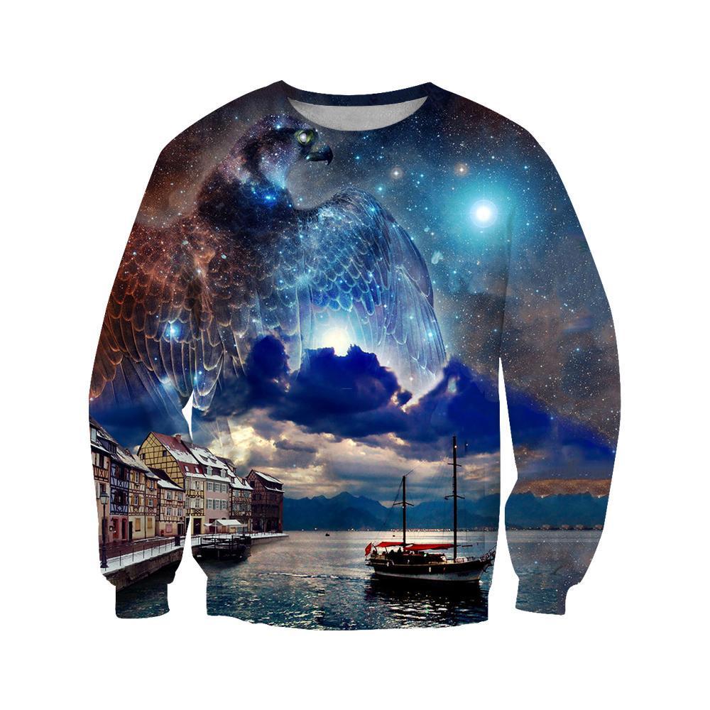 3D All Over Print Horus The Kingdom of Rome Hoodie - Amaze Style™-Apparel