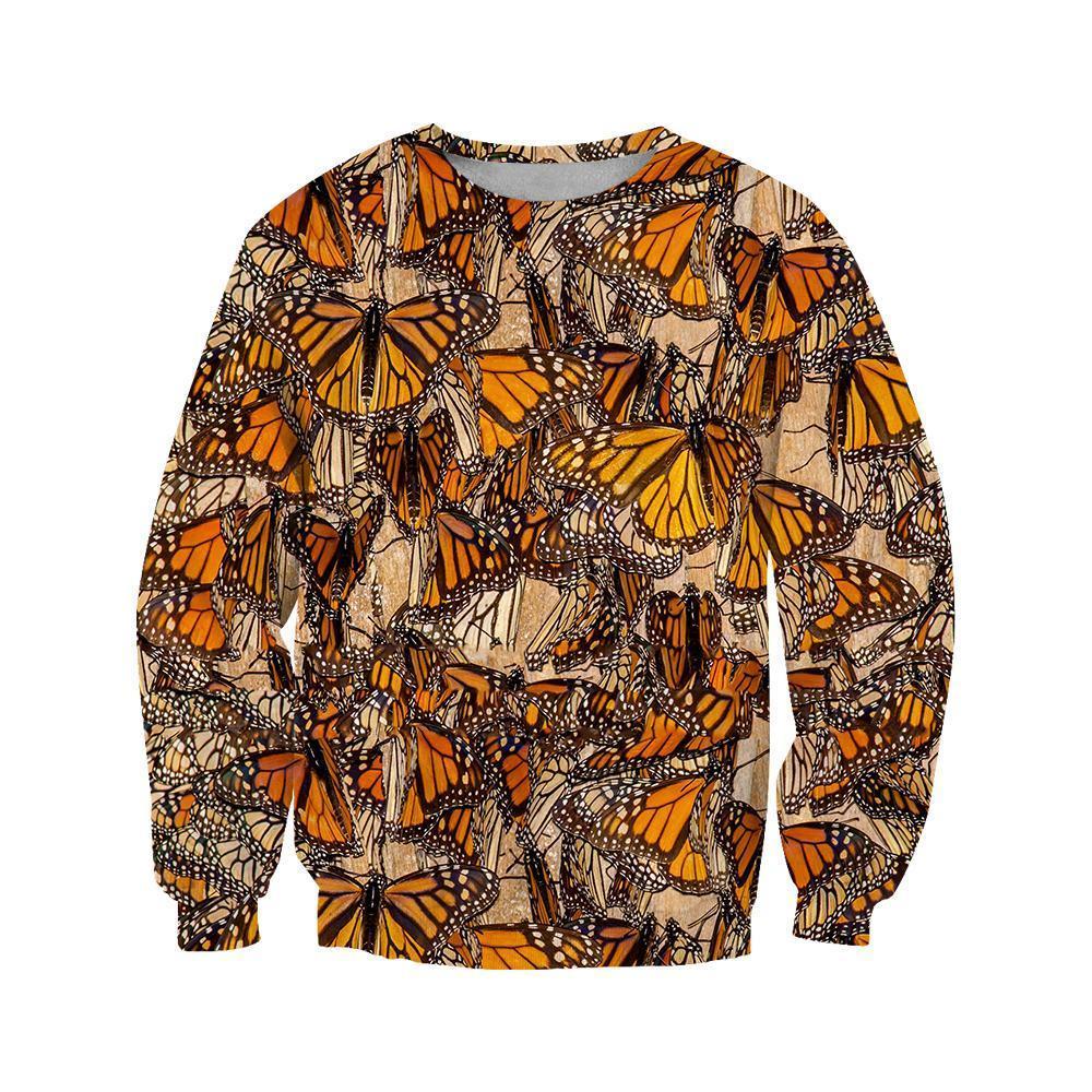 3D All Over Print Butterflies Hoodie - Amaze Style™-Apparel