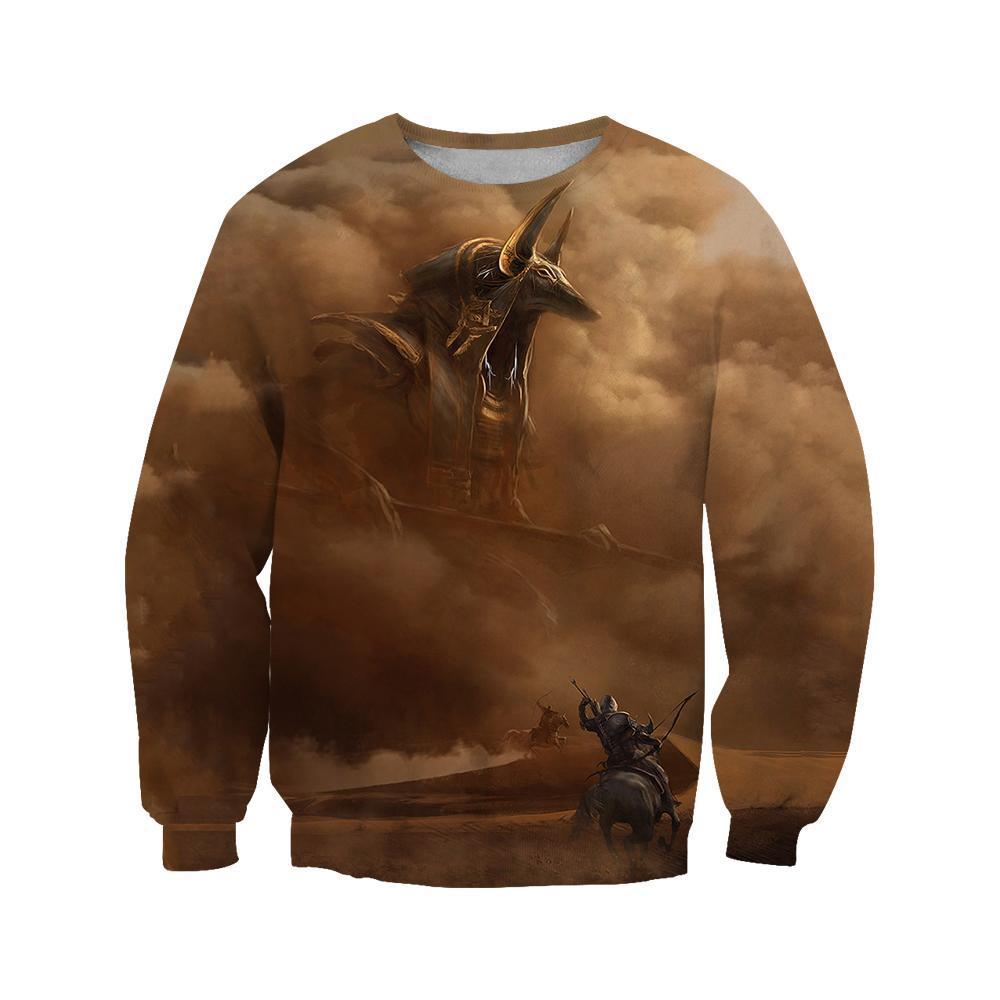 3D All Over Print Anubis Assassin's Creed Origins Hoodie - Amaze Style™-Apparel