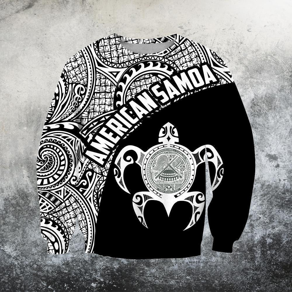 American Samoa Hoodie - White PL - Amaze Style™-Apparel