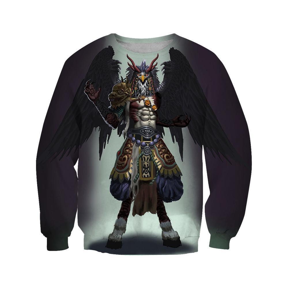 3D All Over Print Horus The Confidential Letter Night Hoodie - Amaze Style™-Apparel