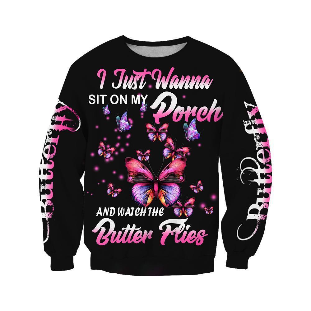 3D All Over Print Amazing Butterfly Art Hoodie - Amaze Style™-Apparel