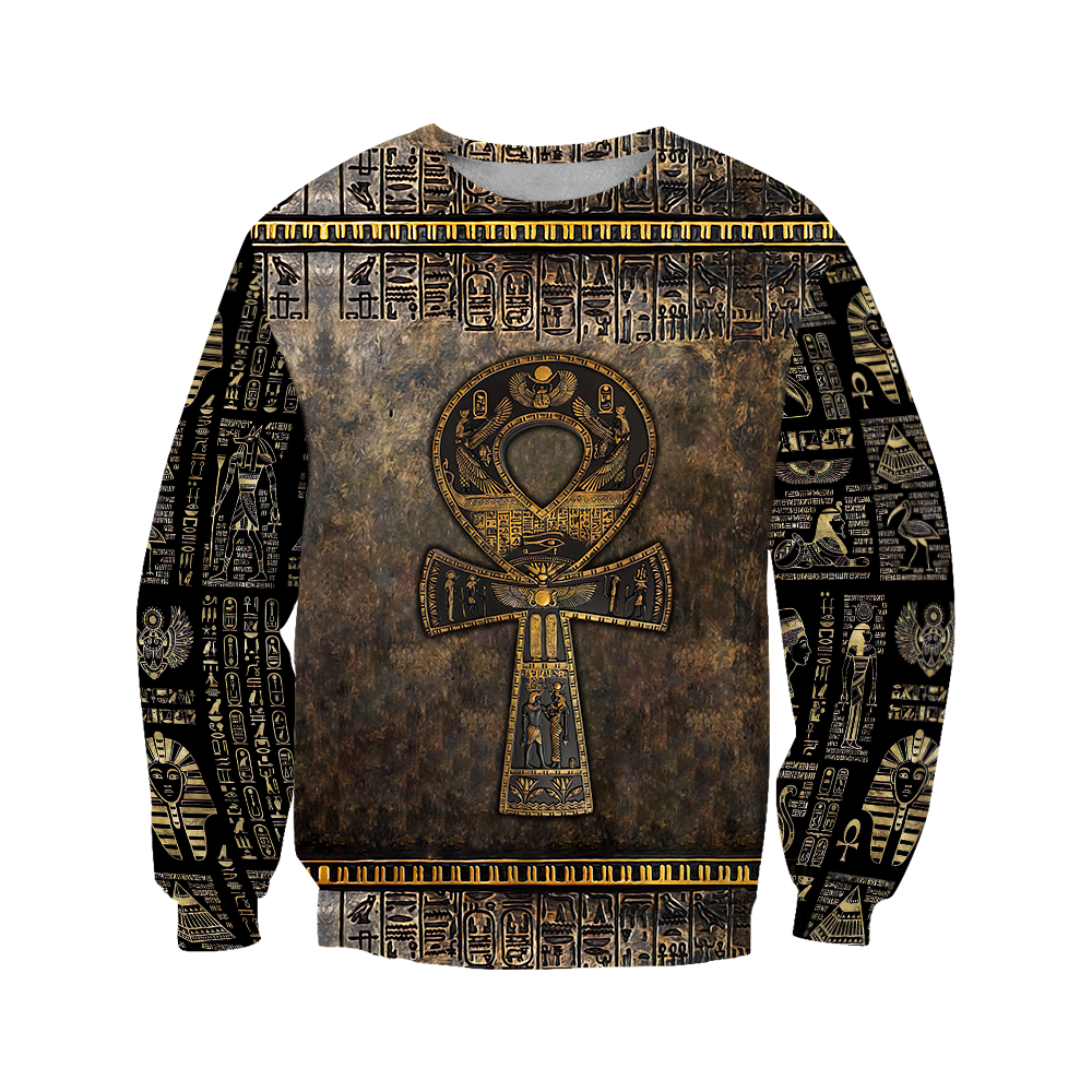 3D All Over Printed Ankh Egypt Hoodie Clothes MP120201 - Amaze Style™-Apparel