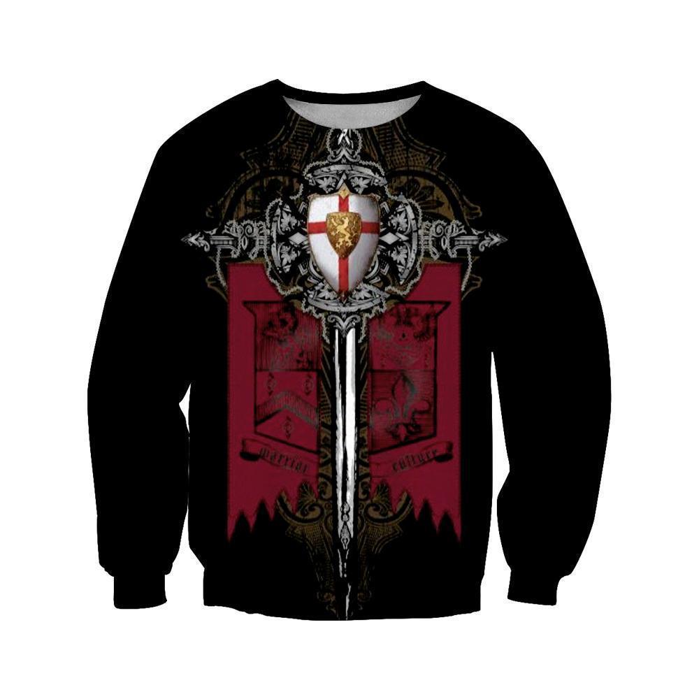 3D All Over Printed Knights Templar T-shirt Hoodie - Amaze Style™-