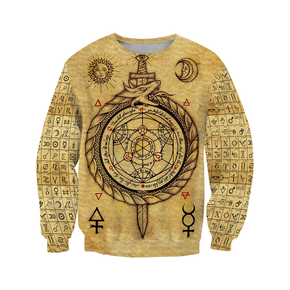 Alchemy 3D All Over Printed Shirts Hoodie JJ020101-Apparel-MP-Sweatshirts-S-Vibe Cosy™