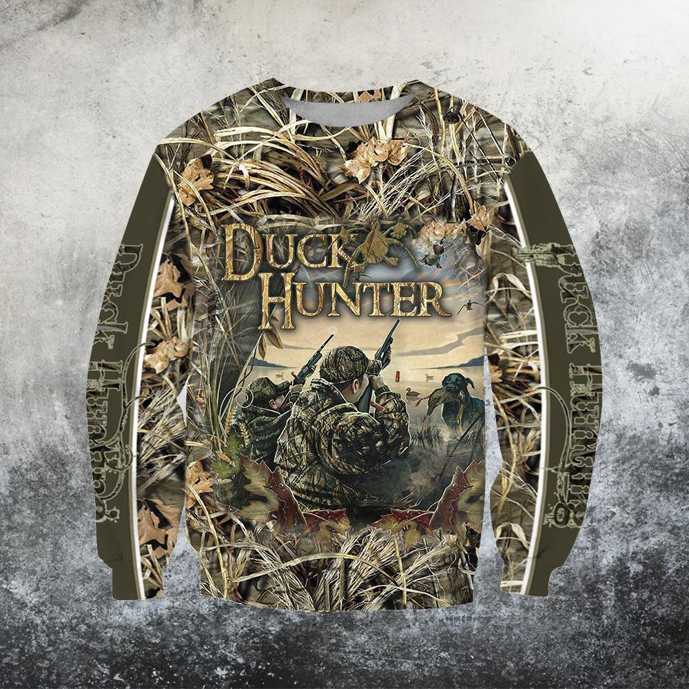 3D All Over Printed Duck Hunter Hoodie - Amaze Style™-Apparel
