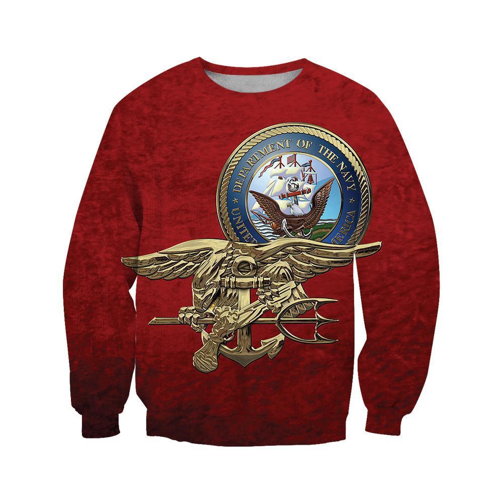 All Over Printed Navy Seals Trident Shirts - Amaze Style™-Apparel