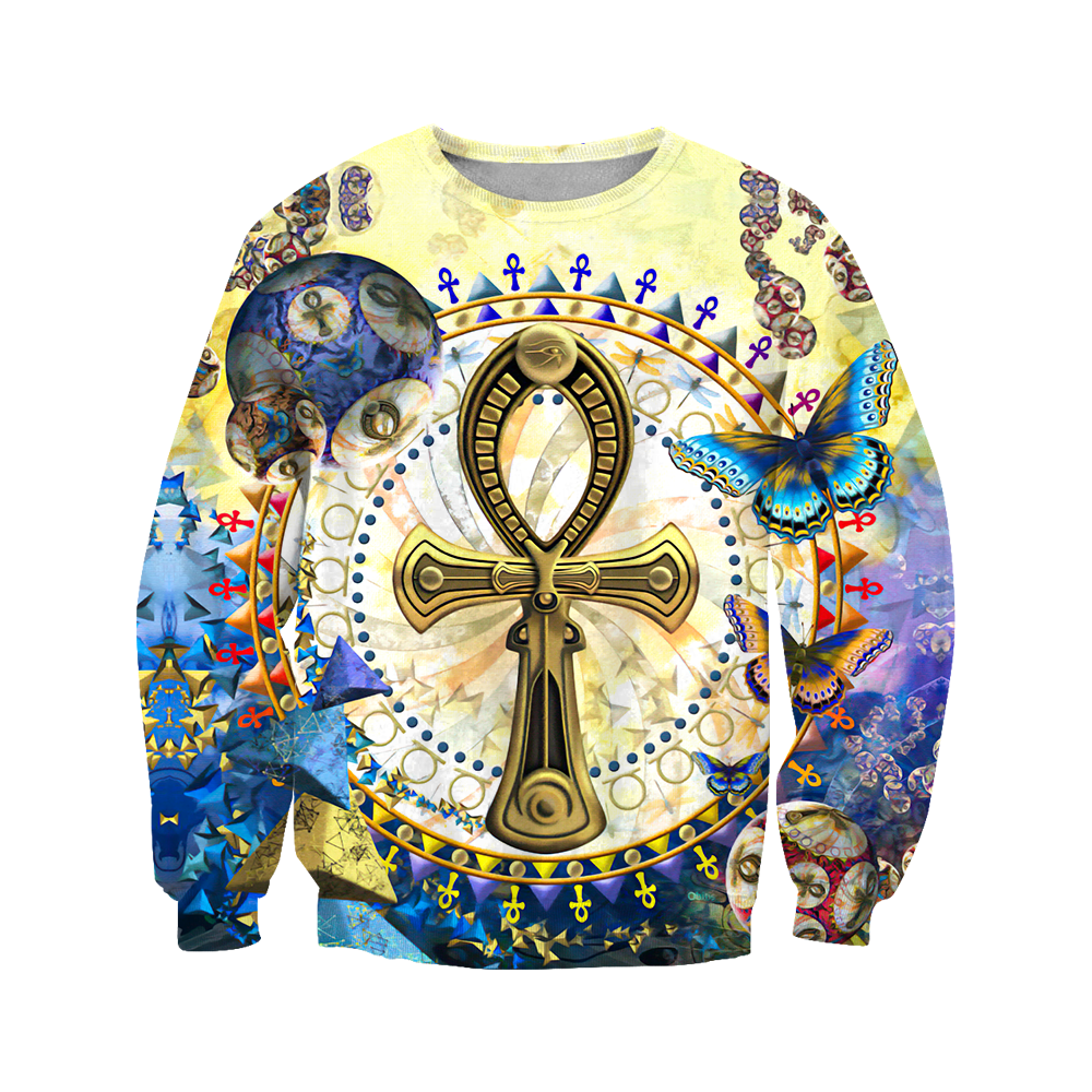 3D All Over Printed Ankh Egypt Hoodie Clothes JJ120203 - Amaze Style™-Apparel