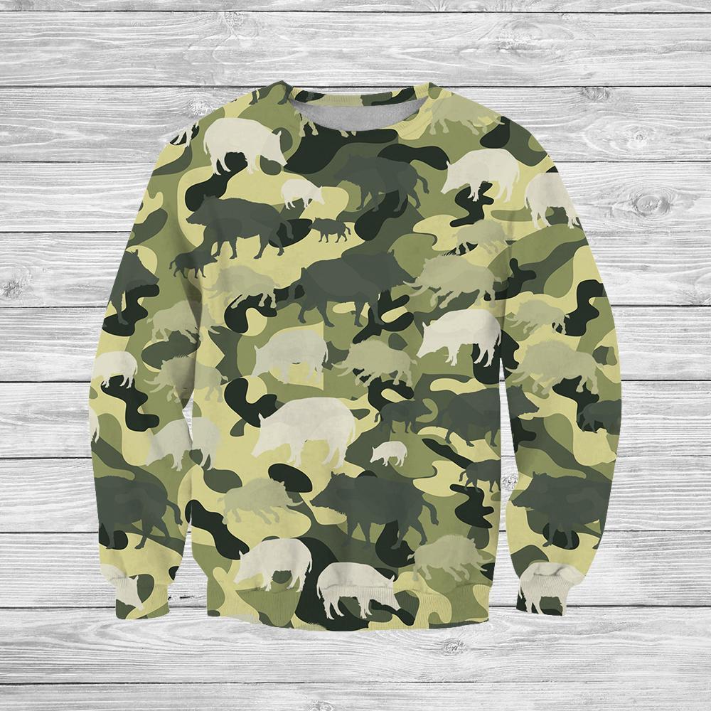 3D All Over Printed Camo Boar - Amaze Style™-Apparel