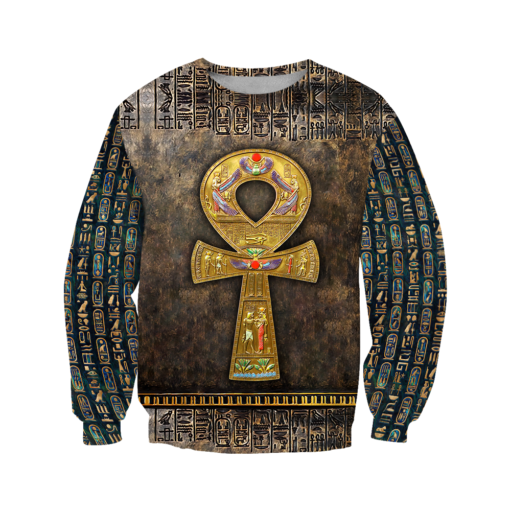 Ancient Egypt Ankh 3D All Over Printed Shirt Hoodie For Men And Women MP1001 - Amaze Style™-Apparel