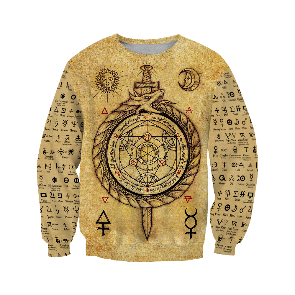 Alchemy 3D All Over Printed Shirts Hoodie JJ020103-Apparel-MP-Sweatshirts-S-Vibe Cosy™