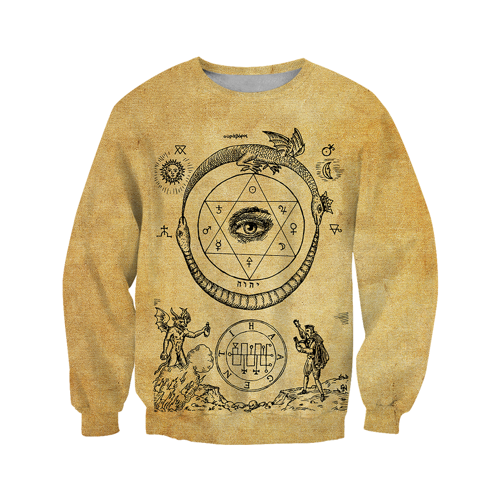 Alchemy 3D All Over Printed Shirts Hoodie JJ140102-Apparel-MP-Sweatshirts-S-Vibe Cosy™