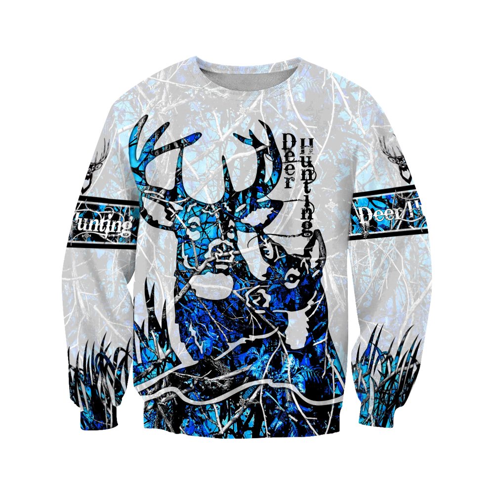 3D All Over Print Deer Hunting Hoodie TN070801