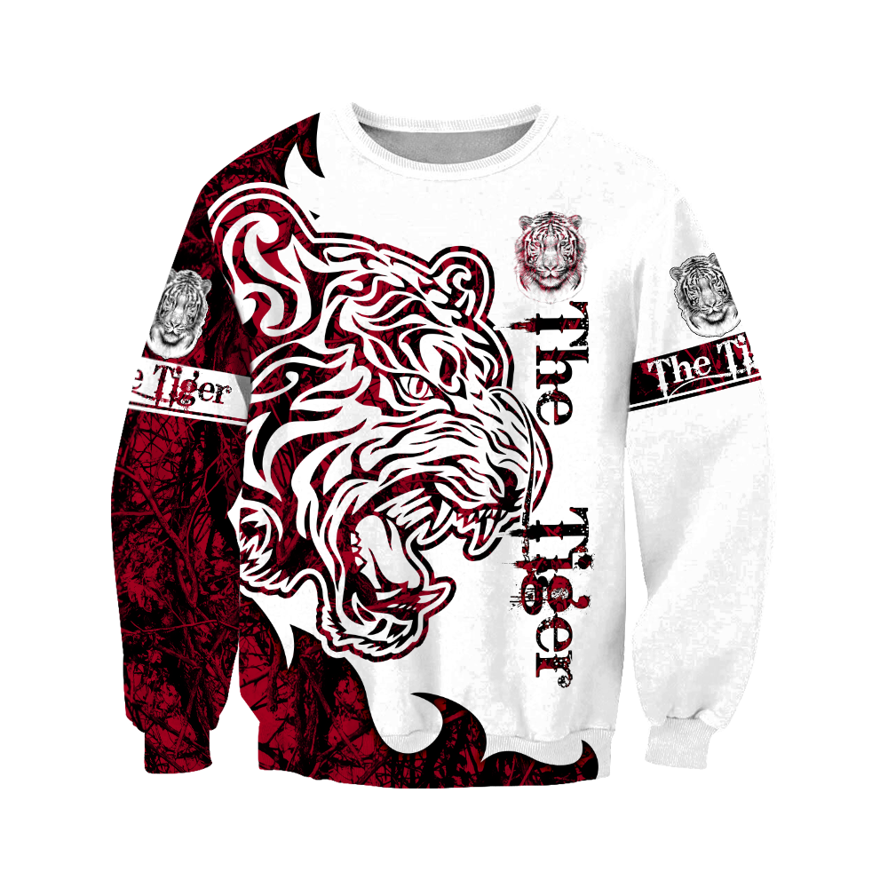 The Tiger Red Tattoo 3D All Over Printed Shirts For Men and Women JJW17082002