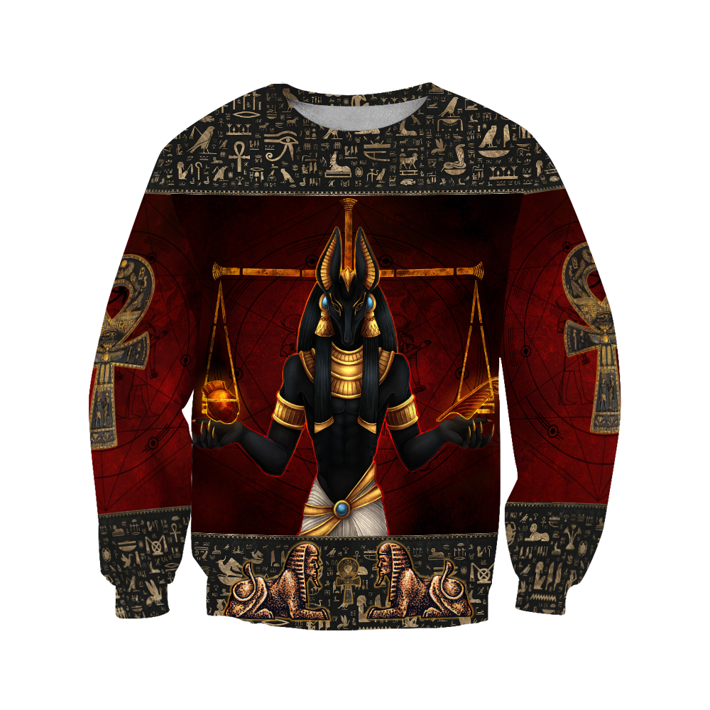 Anubis Ancient Egyptian 3D All Over Printed Shirts For Men And Women JJ26062004