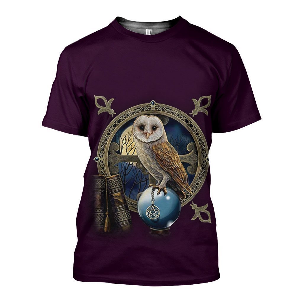 3D All Over Printed Owl Shirts - Amaze Style™-Apparel