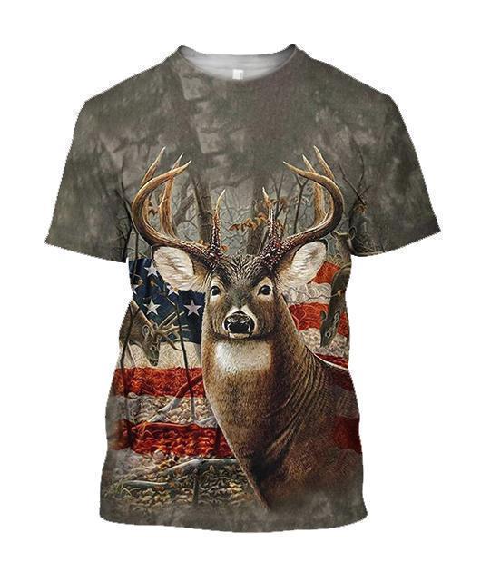 3D All Over Printed Deer Clothes - Amaze Style™-Apparel