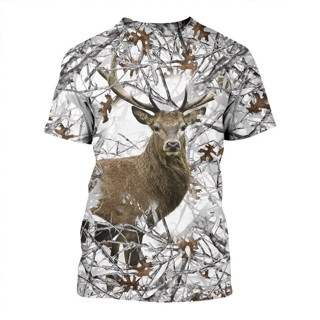 3D All Over Printed Camo Hunting Deer - Amaze Style™-Apparel