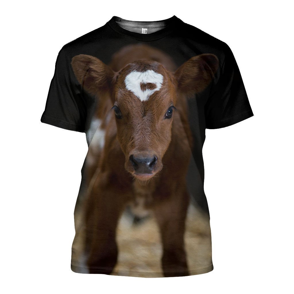 3D All Over Printed Yellow Baby Cow - Amaze Style™-Apparel