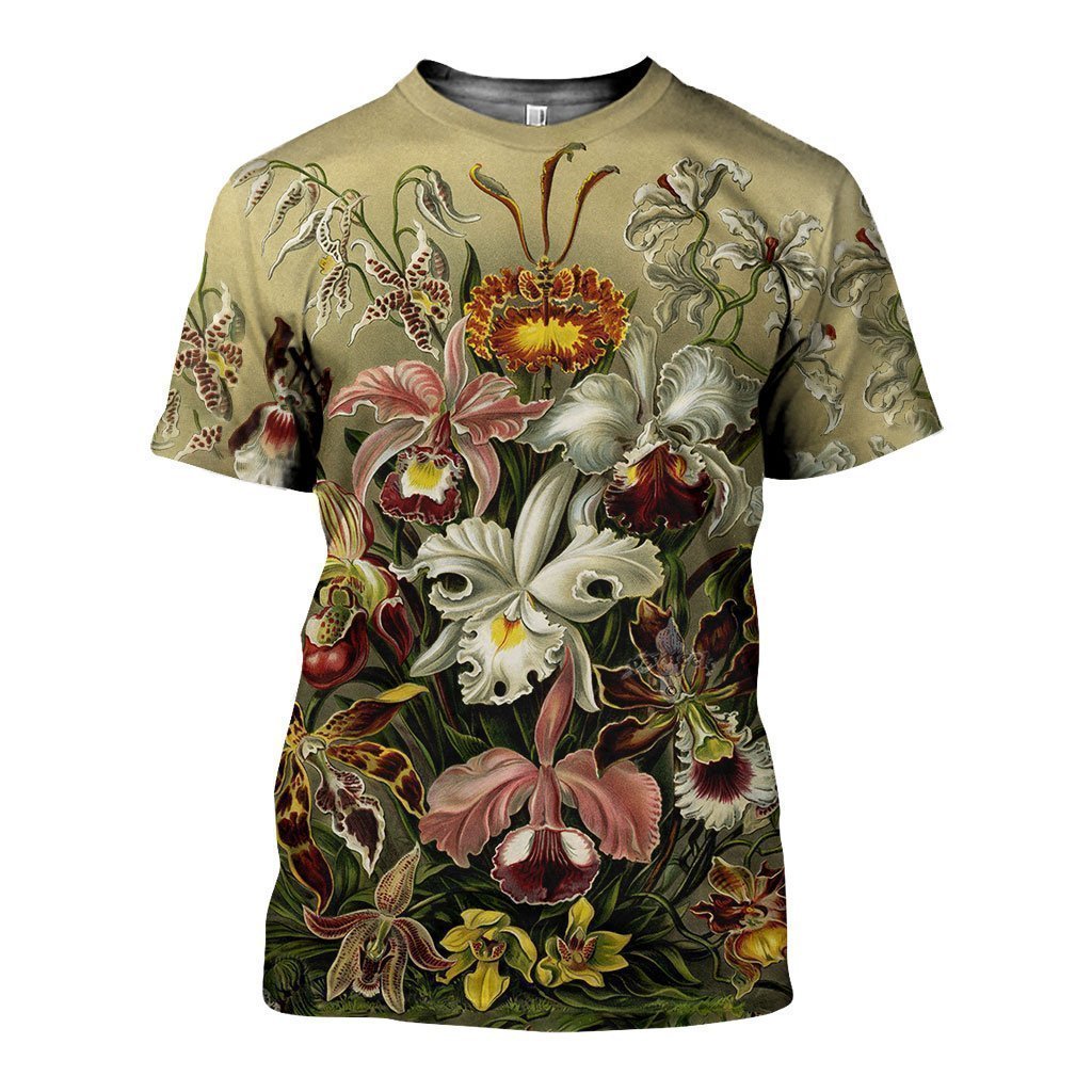 3D All Over Printed Vintage Flowers Shirts And Shorts-Apparel-6teenth World-T-Shirt-S-Vibe Cosy™