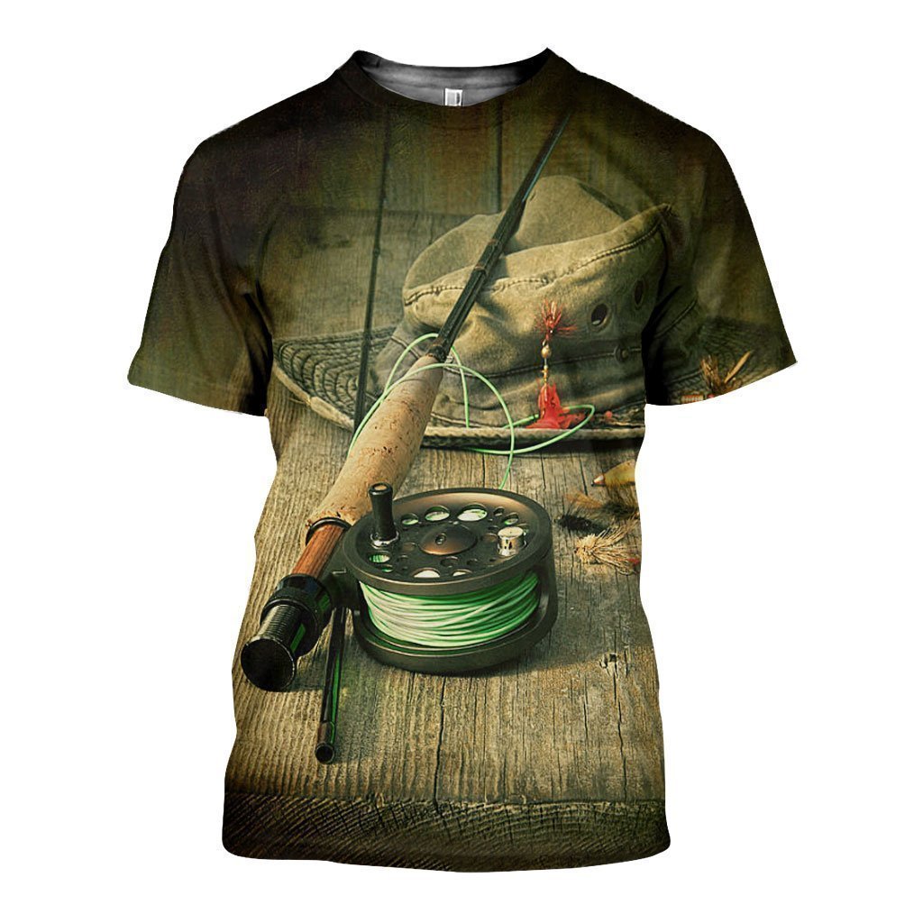 3D All Over Printed Fishing Equipment Shirts - Amaze Style™-Apparel