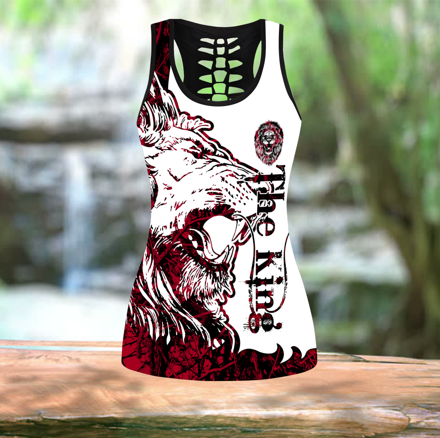 tattoos legging + hollow tank combo JJW21082001S