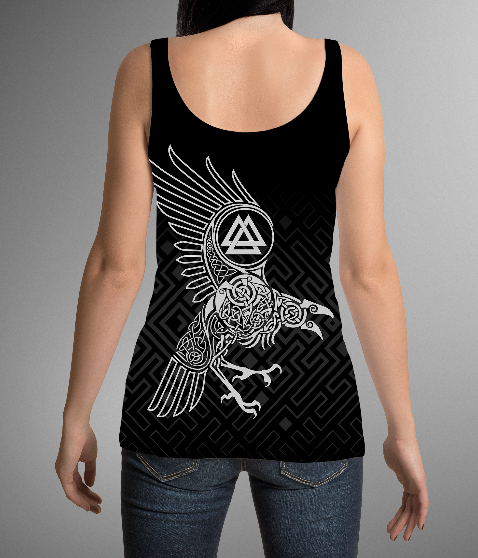 The Raven of Odin - Tattoo Style - Amaze Style™-Apparel