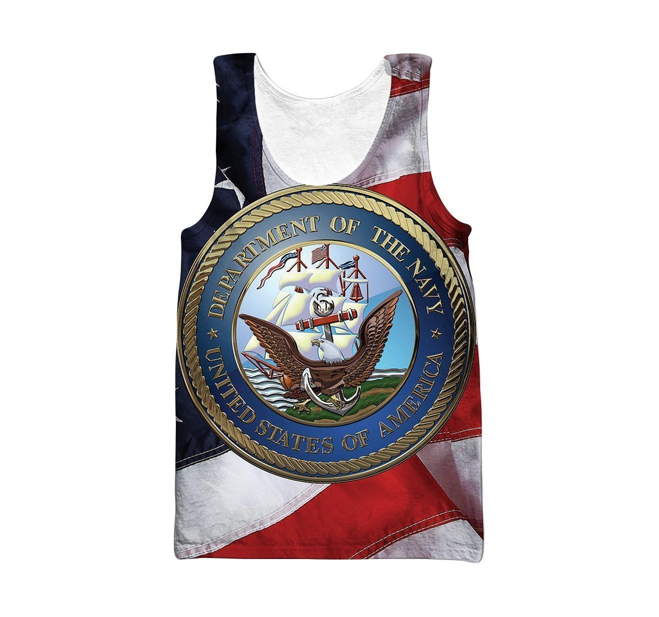 All Over Printed Department Of The Navy Logo Shirts - Amaze Style™-Apparel