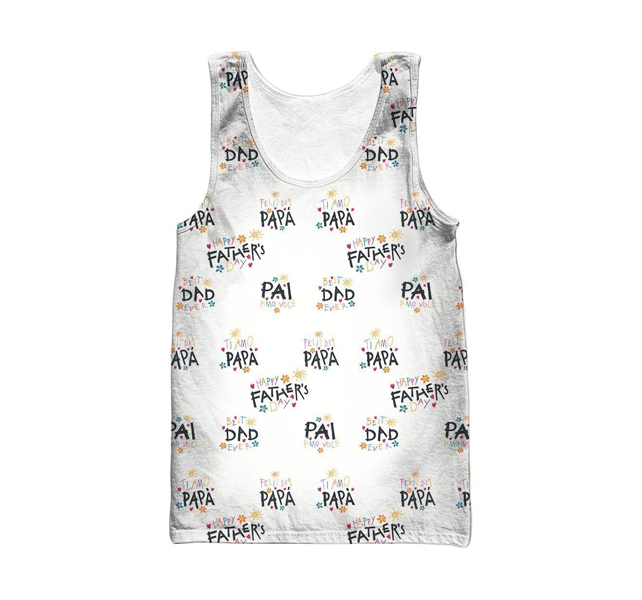 3D All Over PAI AMO VOCÊ Hoodie - Amaze Style™-Apparel