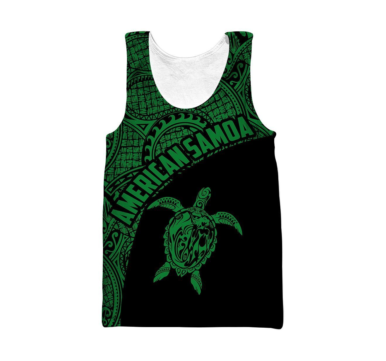 American Samoa Polynesian Hoodie - GREEN PL - Amaze Style™-Apparel