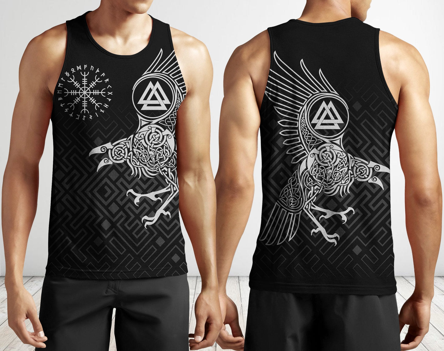 The Raven of Odin - Tattoo Style - Amaze Style™-Apparel