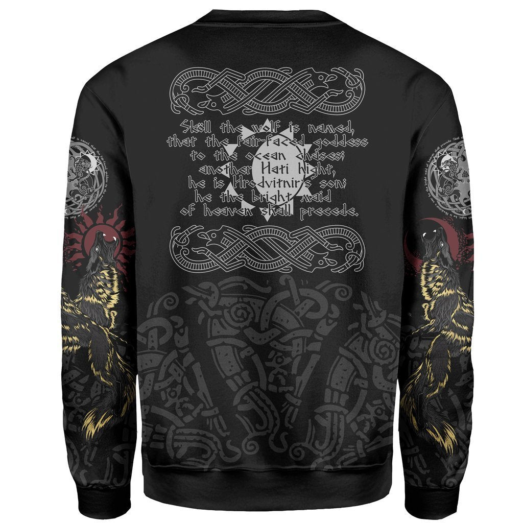 Vikings - The Wolves Skoll and Hati - Amaze Style™-Apparel