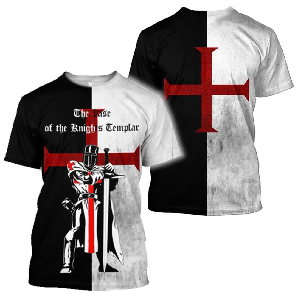3D All Over Printed The Rise of the Knights Templar  Shirts - Amaze Style™-Bee
