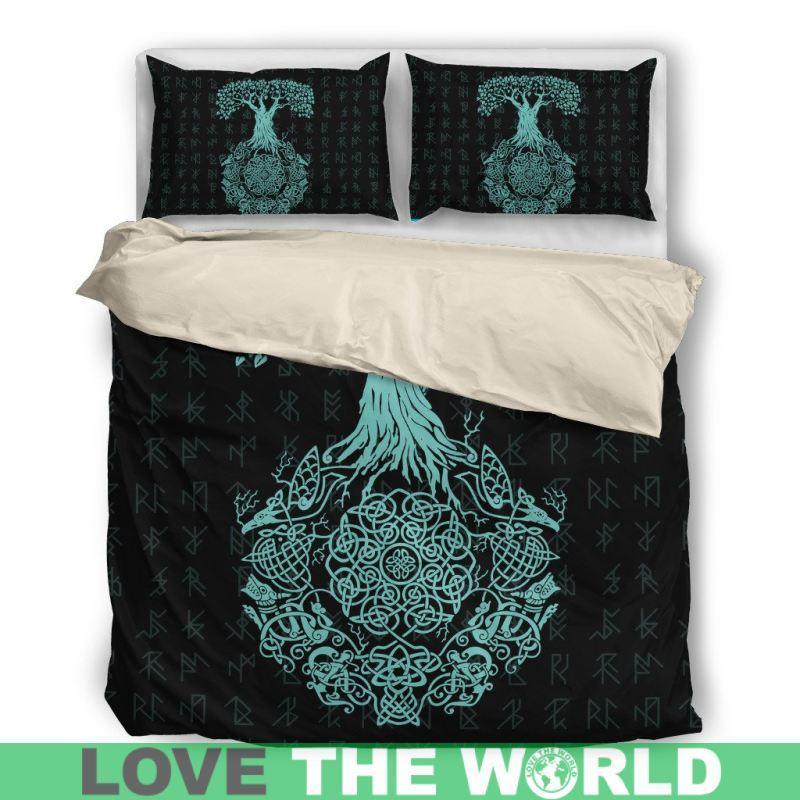 Viking bedding sets-  Tree of life with runes  NN8 - Amaze Style™-BEDDING SETS