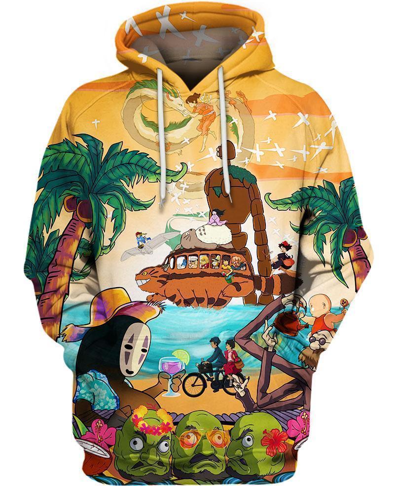 Summer Vacation-ghibli-VIO STORE-Hoodie-S-Vibe Cosy™