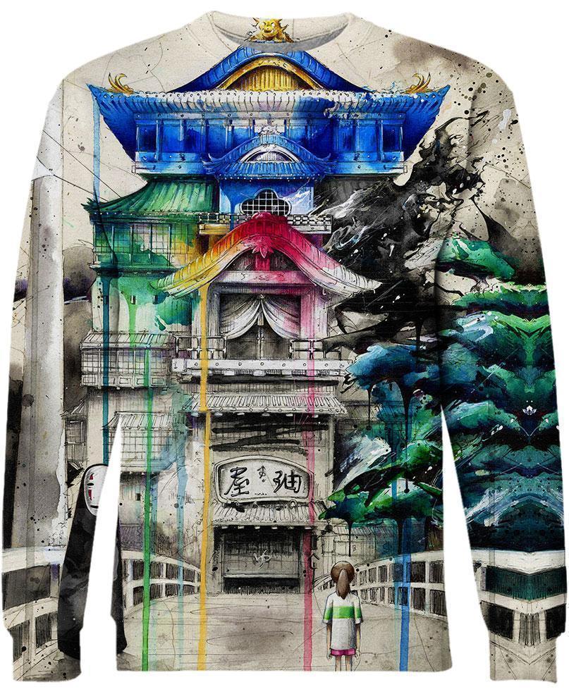 The Magical Bathhouse-ghibli-VIO STORE-Sweatshirt-S-Vibe Cosy™
