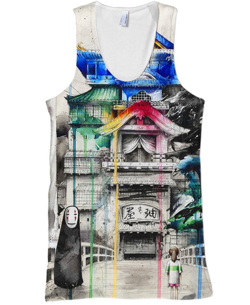 The Magical Bathhouse-ghibli-VIO STORE-Hoodie-S-Vibe Cosy™