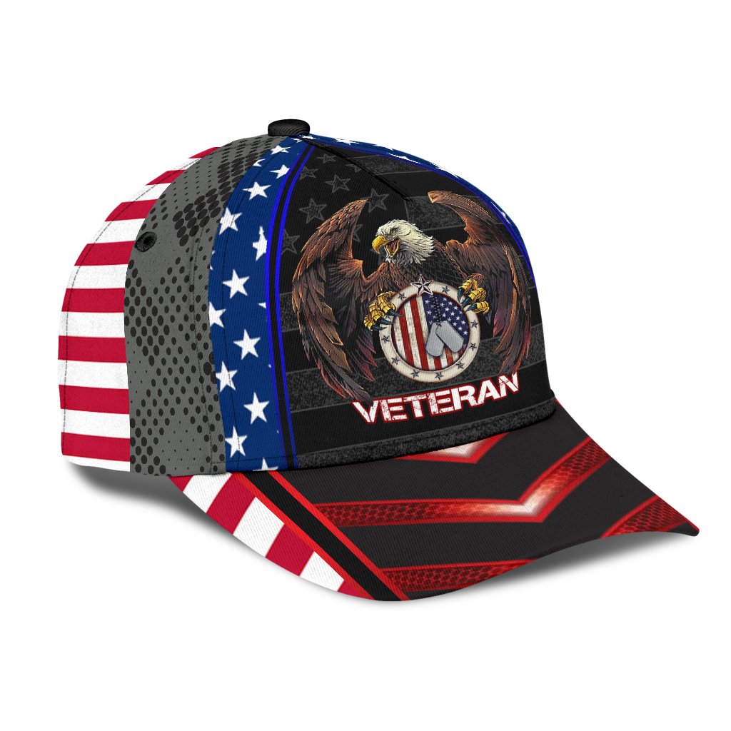 Veteran Eagle 3D Printed Cap 04062105.CTN