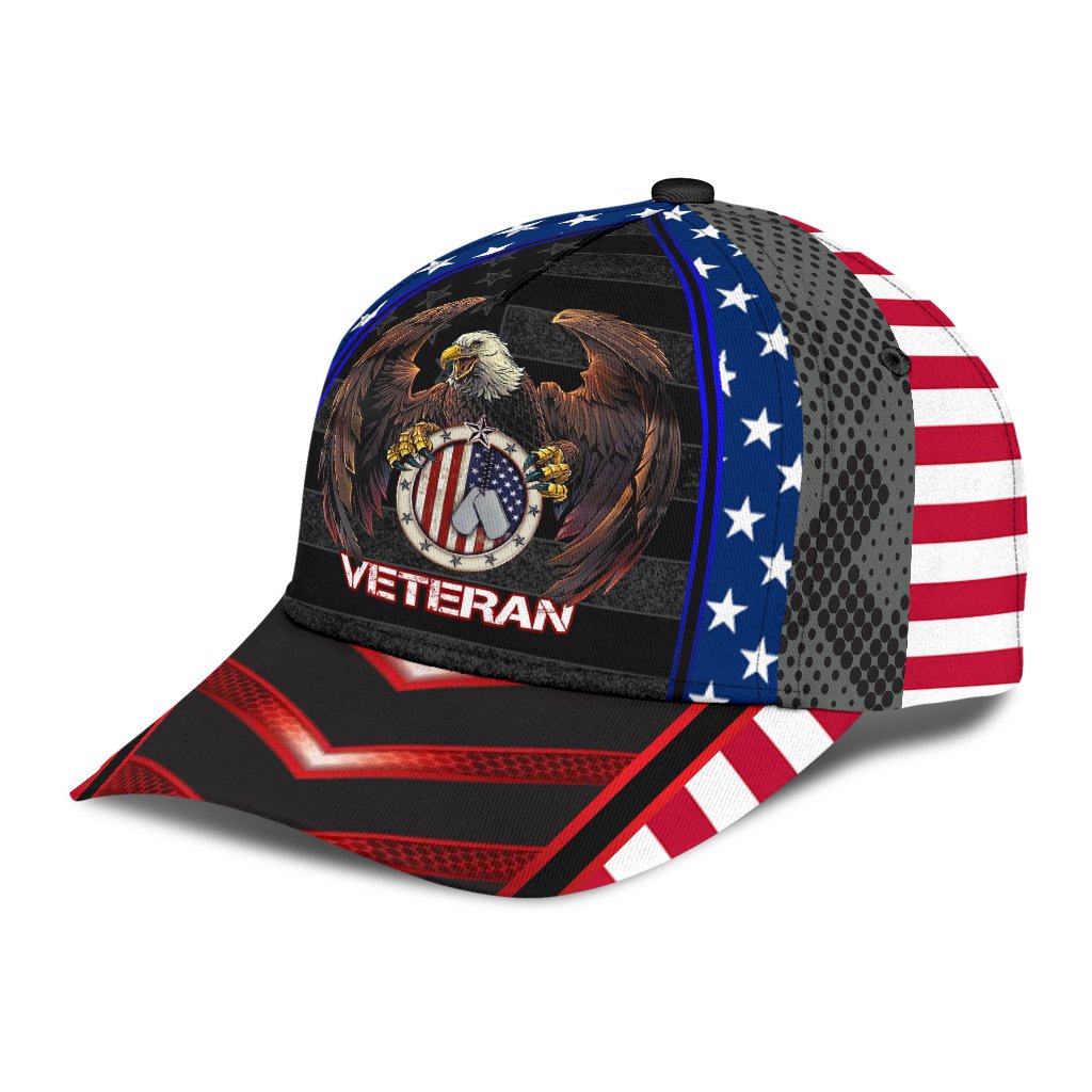 Veteran Eagle 3D Printed Cap 04062105.CTN