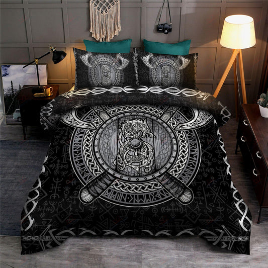 Wolf Fenrir Viking Shield Bedding Set