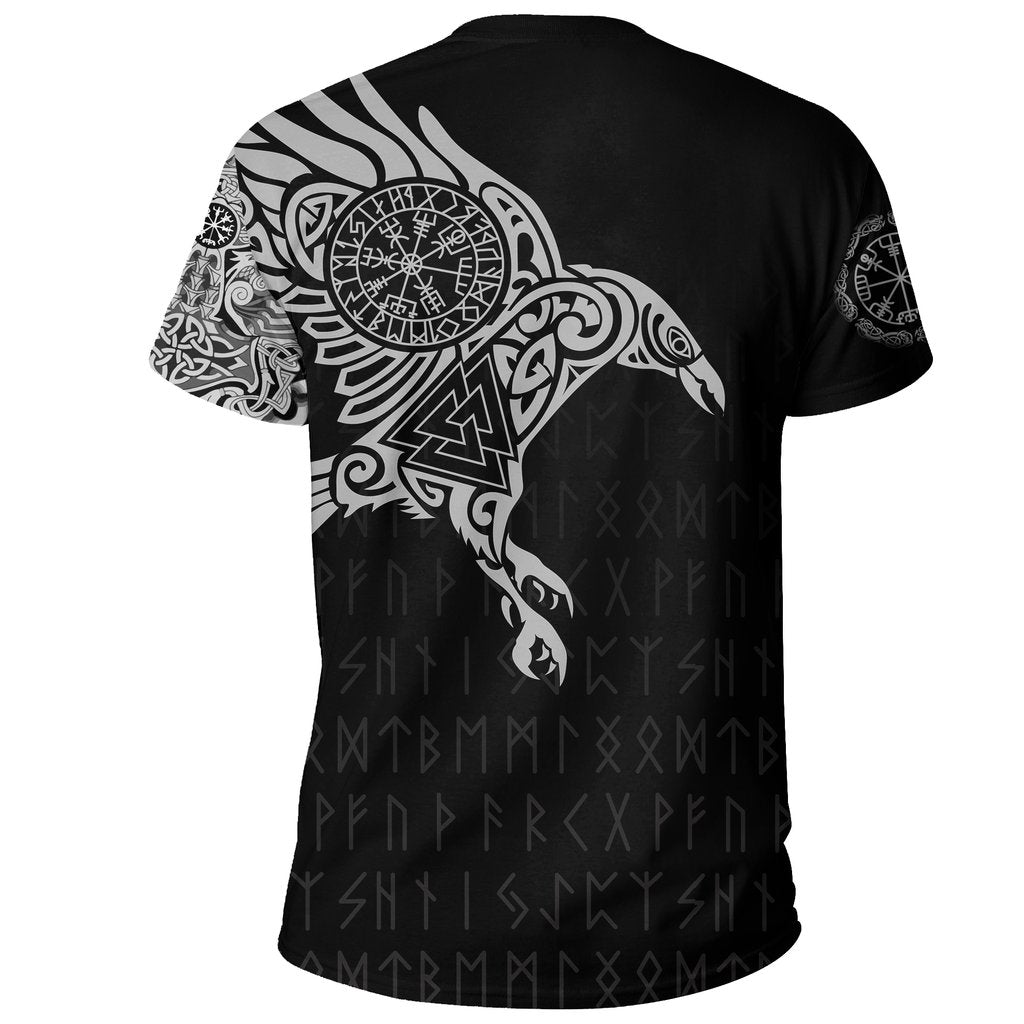 Vikings - The Raven of Odin Tattoo Custom Name