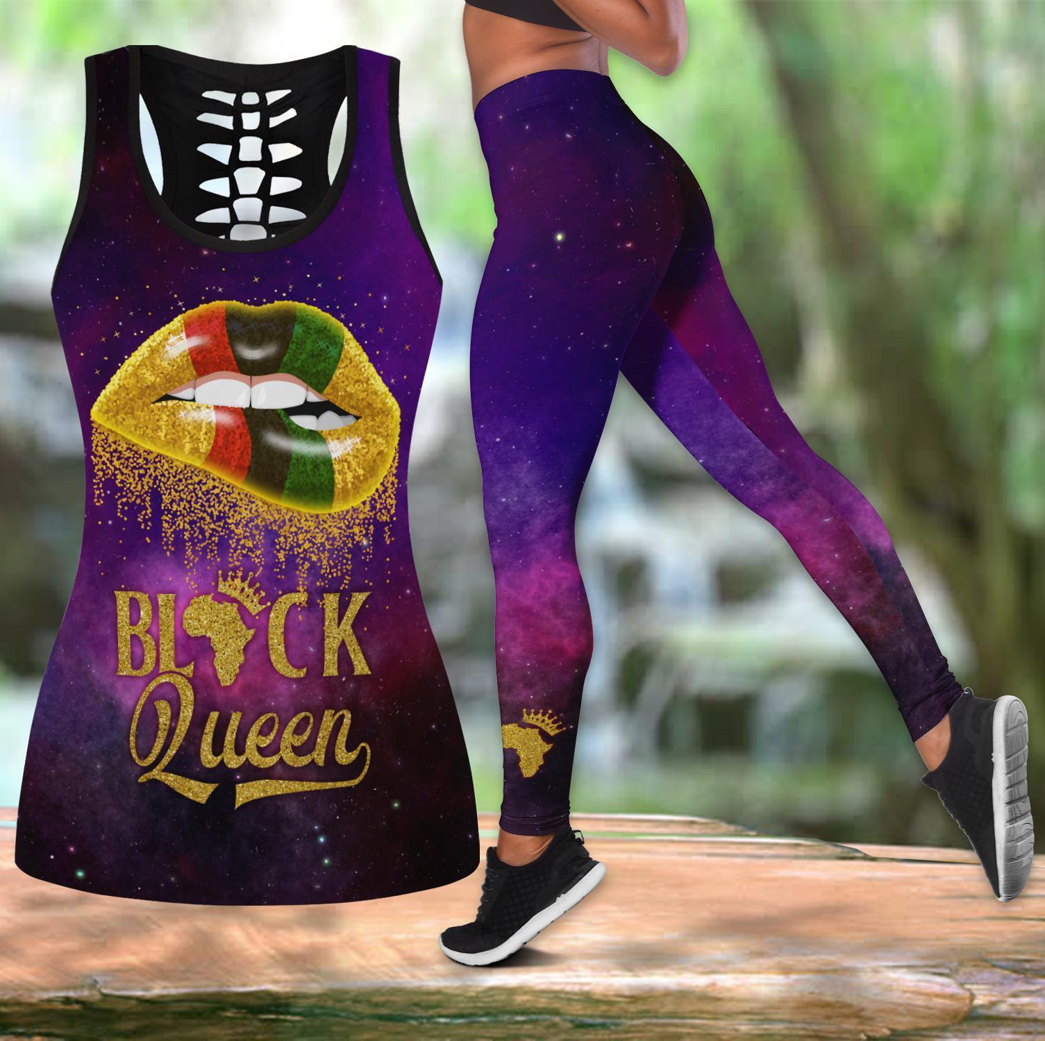 African Black Queen Legging & Tank top-ML-Apparel-ML-S-S-Vibe Cosy™