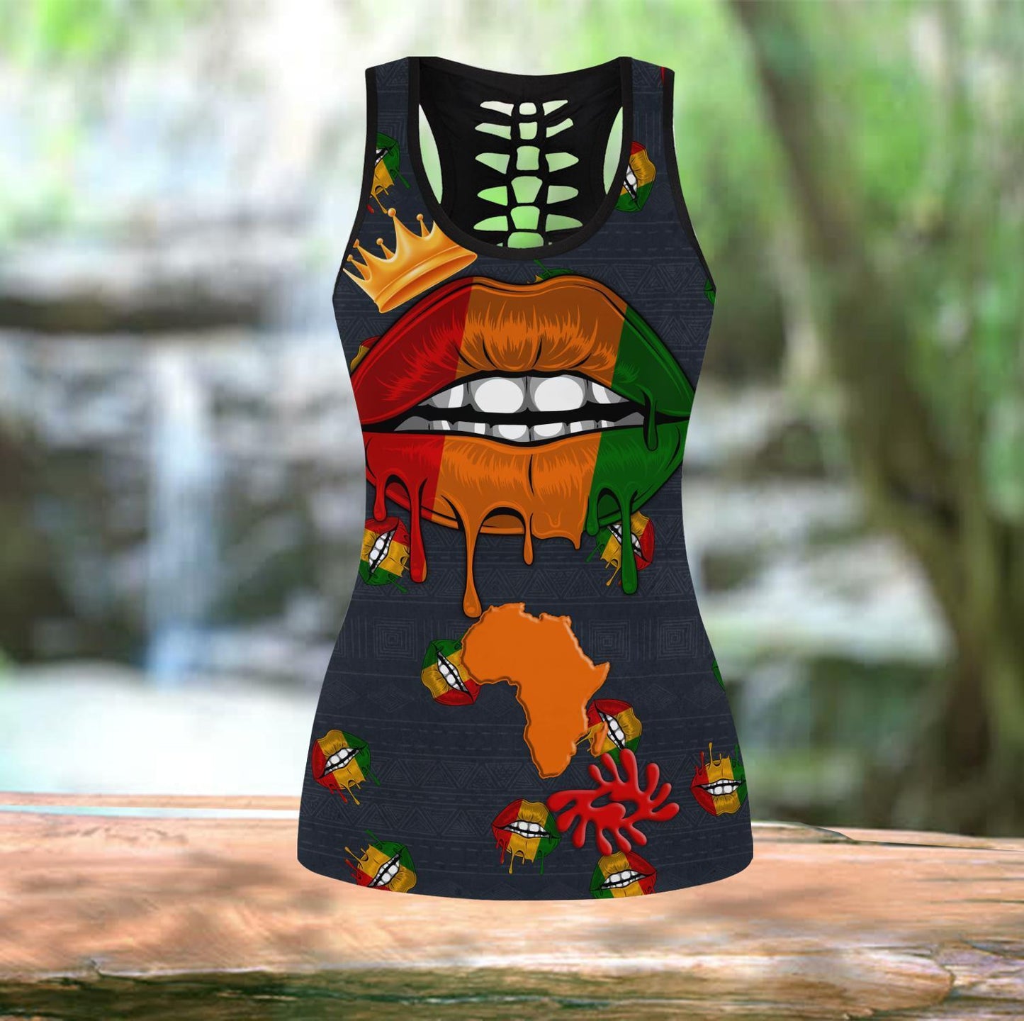 African Queen Legging & Tank top-ML-Apparel-ML-No Legging-S-Vibe Cosy™