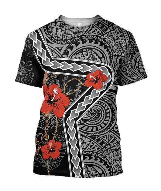 Amazing Polynesian Tattoo Hoodie-ML-Apparel-ML-T-Shirt-S-Vibe Cosy™