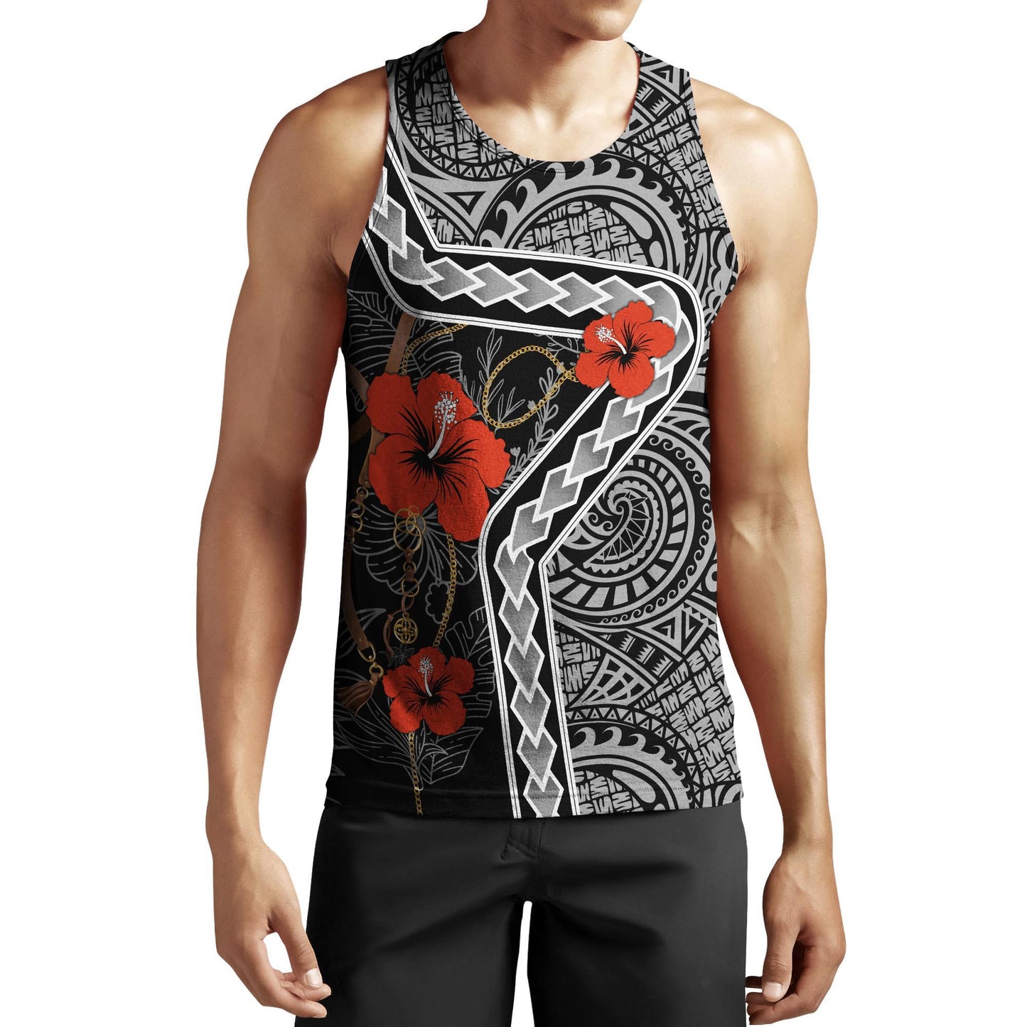 Amazing Polynesian Tattoo Hoodie-ML-Apparel-ML-Tank Top-S-Vibe Cosy™